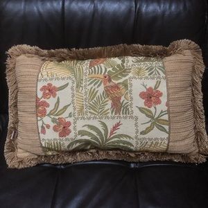 Tropical Retro Throw Pillow